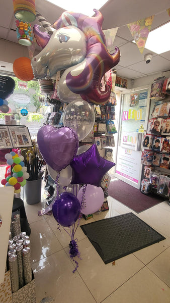 33 Inch Pastel Unicorn Supershape Foil Balloon