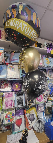 22 Inch Congratulations Grad Caps Bubble Balloon