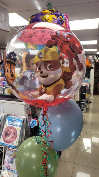 16 Inch Paw Patrol Clear Orbz Foil Balloon