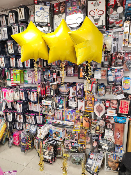 20 Inch Yellow Star Foil Balloon