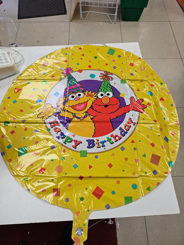 21 Inch Elmo Happy Birthday Foil Balloon