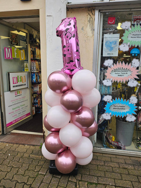 26" Minnie Mouse Number 1 Foil Balloon