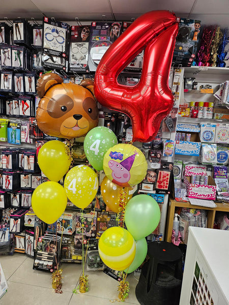 29 Inch Bear Head Supershape Foil Balloon