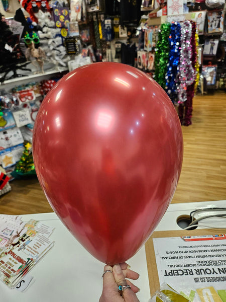 Reflex Crystal Red Latex Balloons