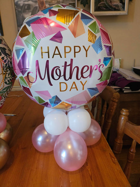 18 inch Mother's Day Colourful Gems Foil Balloon