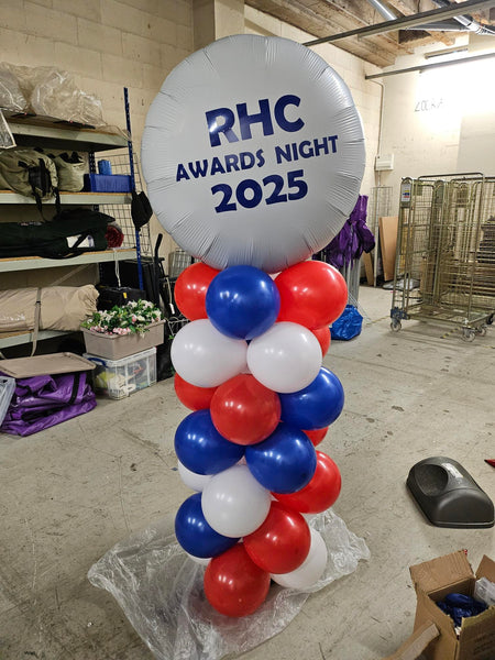 Giant 36 Inch White Round Foil Balloon