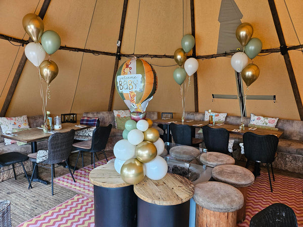 Kalisan Retro White Latex Balloons