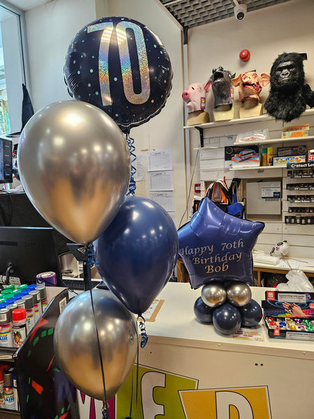 18 Inch Navy Blue Star Foil Balloon