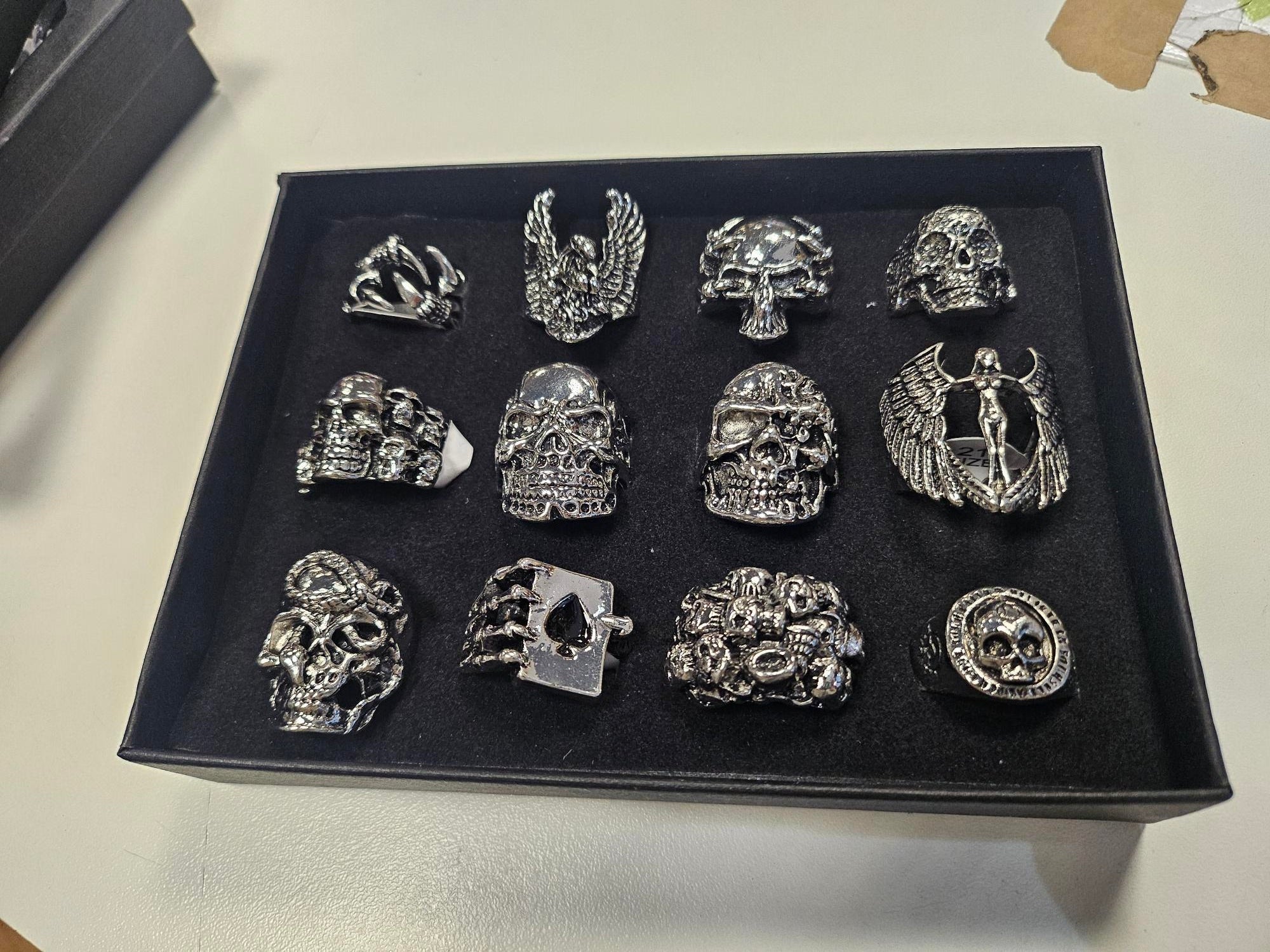 Silver Coloured Skull Ring (Copy)