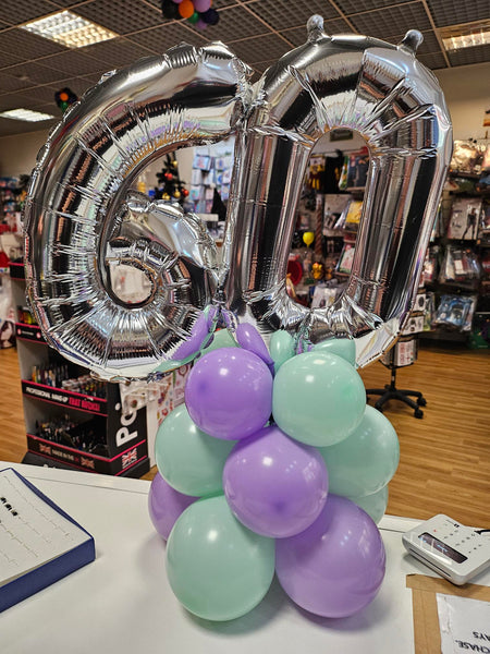 Mini Double Number Table Centrepiece