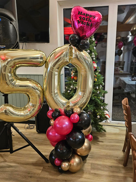 Fashion Black Latex Balloons