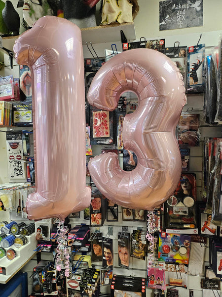 34 Inch Pastel Matte Pink Number 3 Foil Balloon