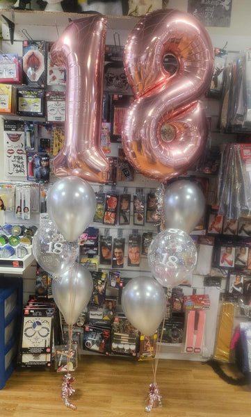 34 Inch Rose Gold (Pink) Number 1 Foil Balloon
