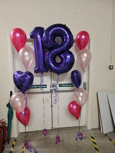 18 Inch Purple Heart Foil Balloon