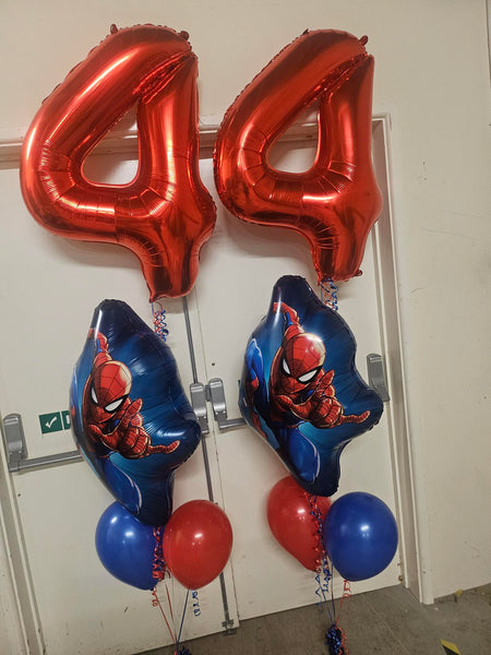 34 Inch Red Number 4 Foil Balloon