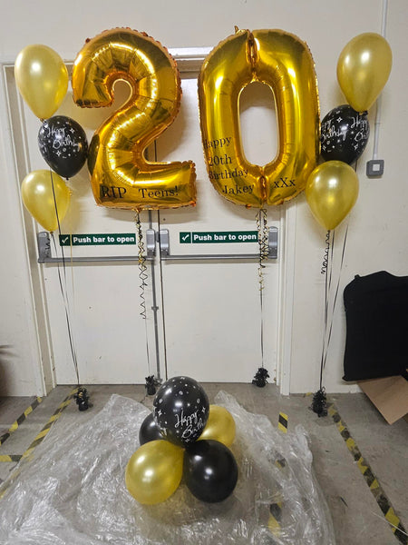 Metallic Gold Latex Balloons