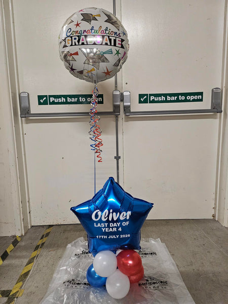 18 Inch Blue Star Foil Balloon