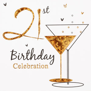 21st Birthday Party Invitations (6pk)