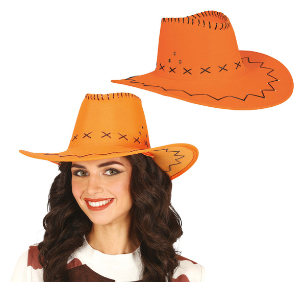 Orange Cowboy Hat