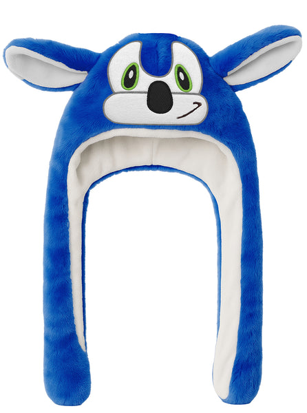 Blue Dog Flappy Hat with Lights