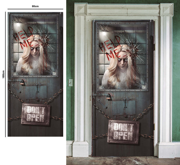 Psychiatric Unit Halloween Door Decoration