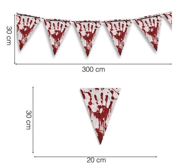 Bloody Pennant Bunting