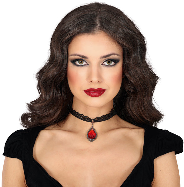 Lace Ruby Choker