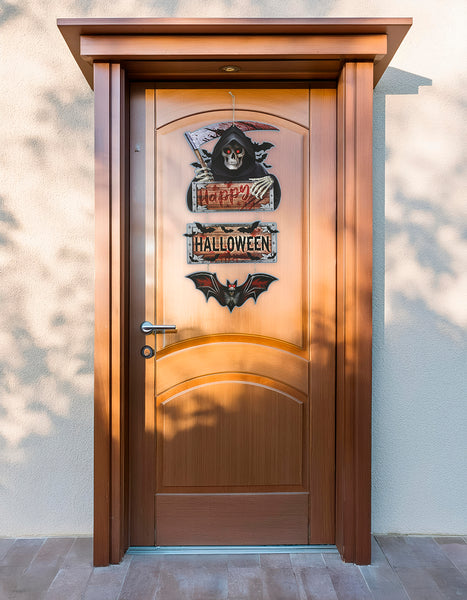 Death Halloween Hanging Sign