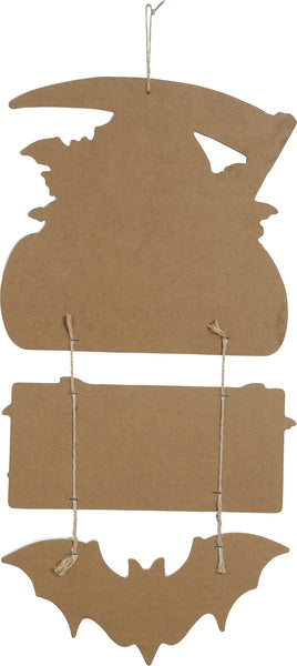 Death Halloween Hanging Sign