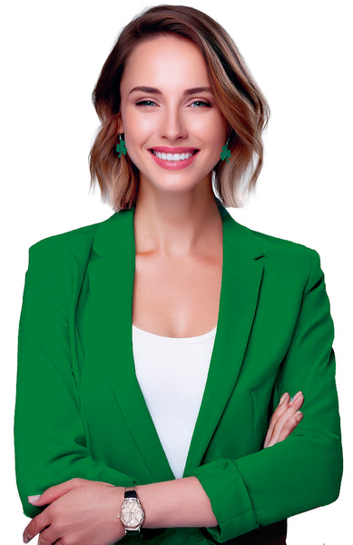 St Patrick's Day Shamrock Earrings