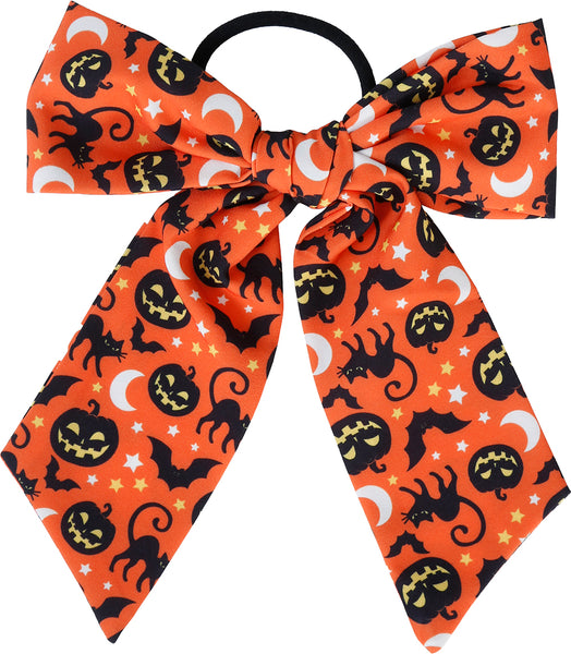 Orange Pumpkin Bow