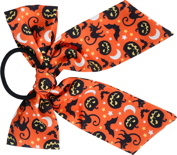 Orange Pumpkin Bow