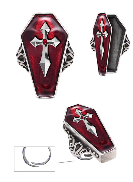Vampire Coffin Ring