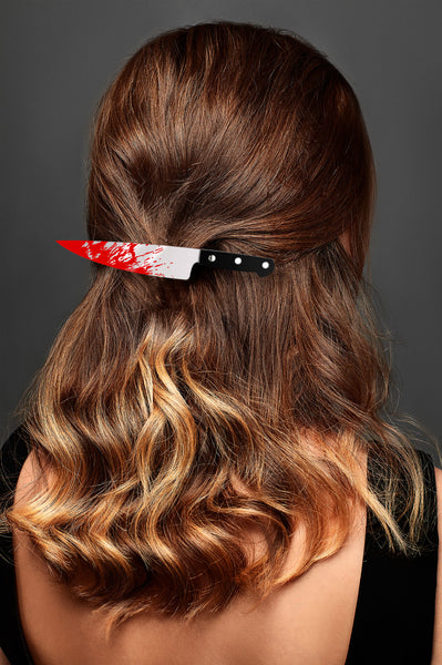 Knife Halloween Hair Clip