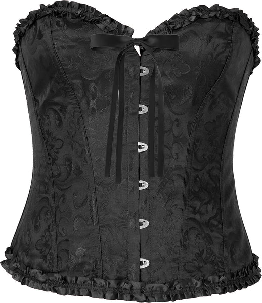 Black Patterned Corset