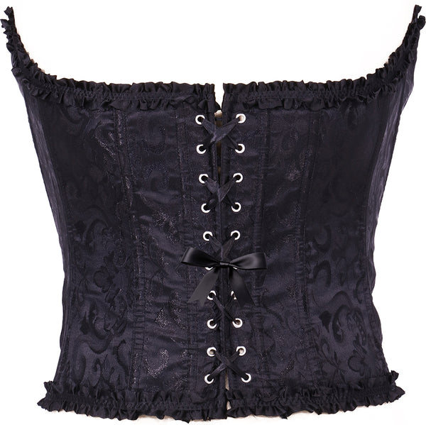 Black Patterned Corset