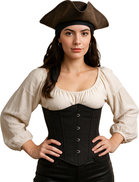 Black Under Bust Corset