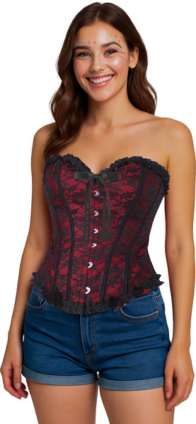 Burgundy Corset