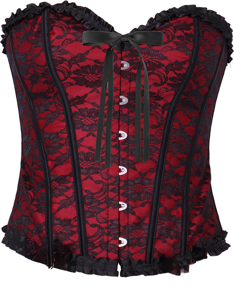 Burgundy Corset