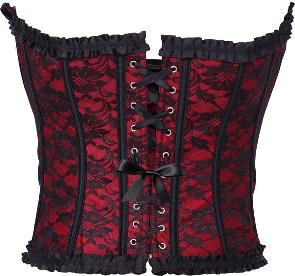 Burgundy Corset