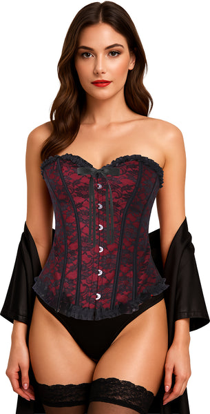 Burgundy Corset