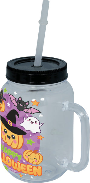 Halloween Cup with Straw