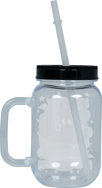Halloween Cup with Straw
