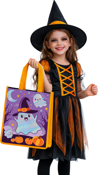 Metallic Ghost Halloween Bag
