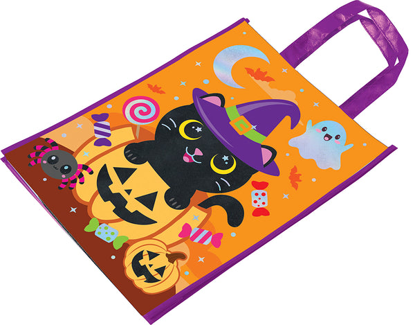 Metallic Cat Halloween Bag