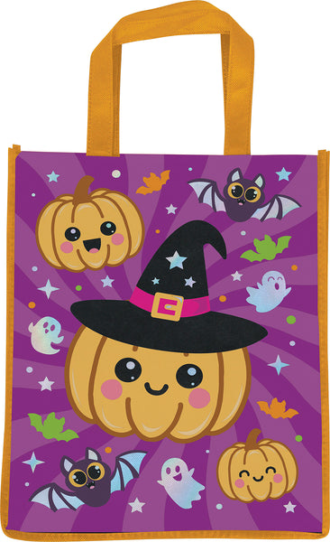 Metallic Pumpkin Halloween Bag