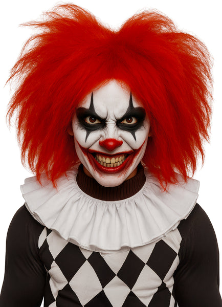 Red Wild Clown Wig
