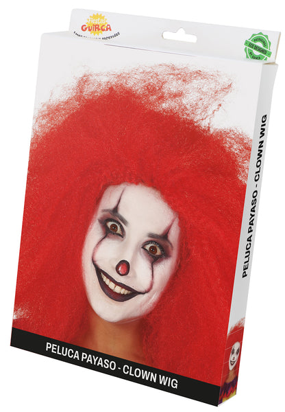 Red Wild Clown Wig