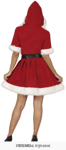 Hooded Mrs Claus Costume