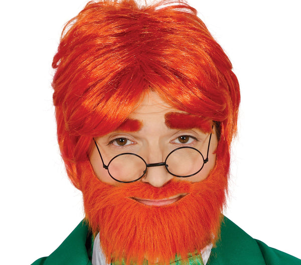 Red Wig and Beard Set